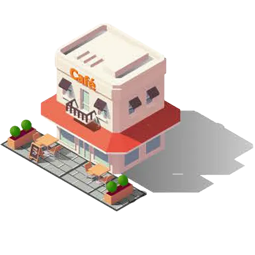 Illustration of the Vilij cafe