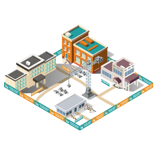 Illustration of the Vilij campus