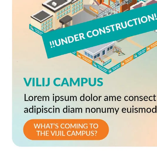 Illustration of the Vilij campus